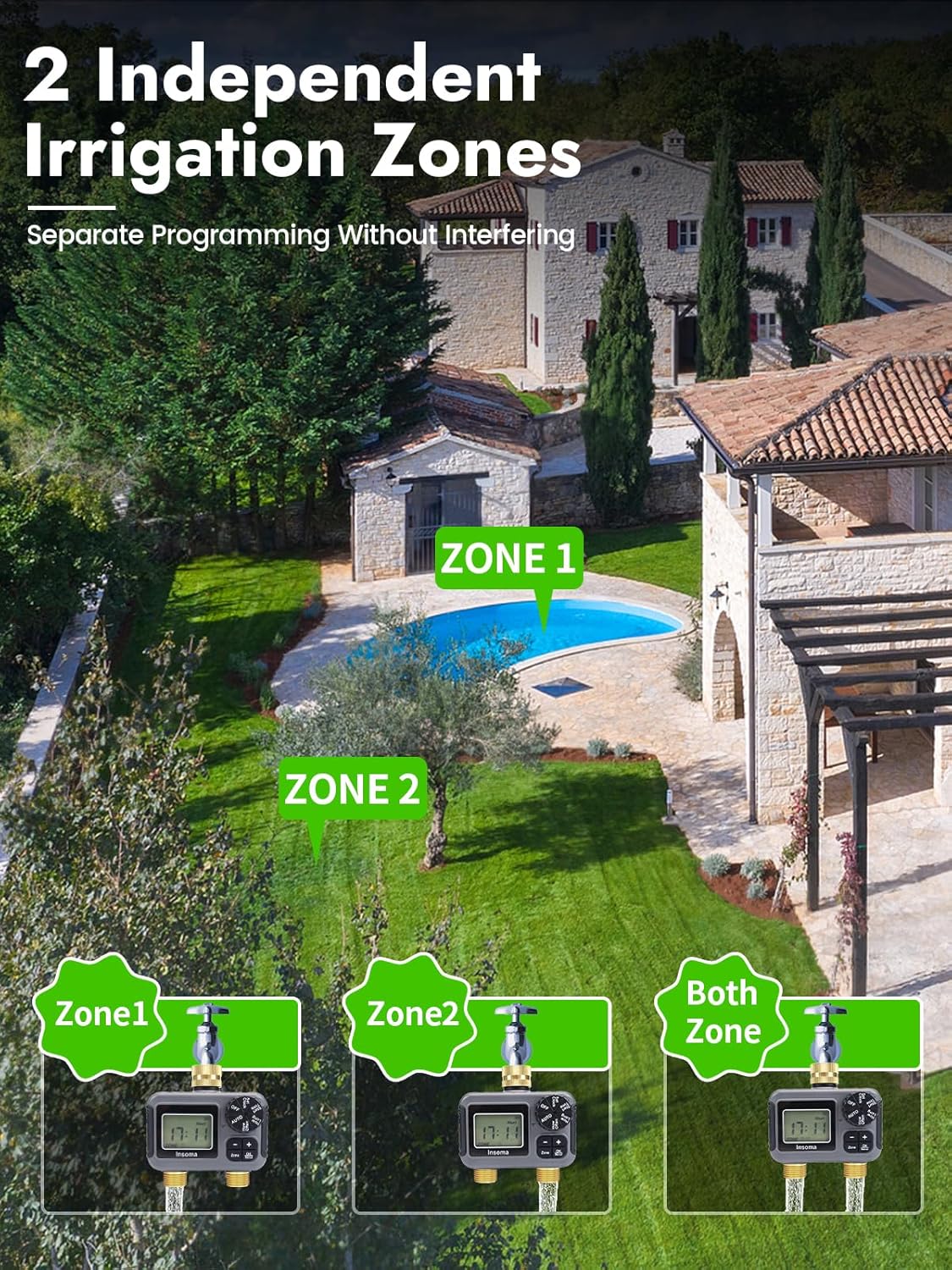 Inteligentny system nawadniani – Timer Dual Outlet recenzja i cena